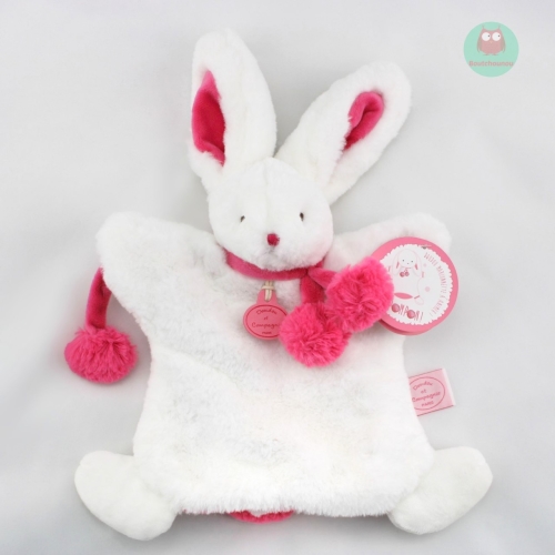 doudou_marionnette_lapin_rose_fushia_pompon_baby_nat