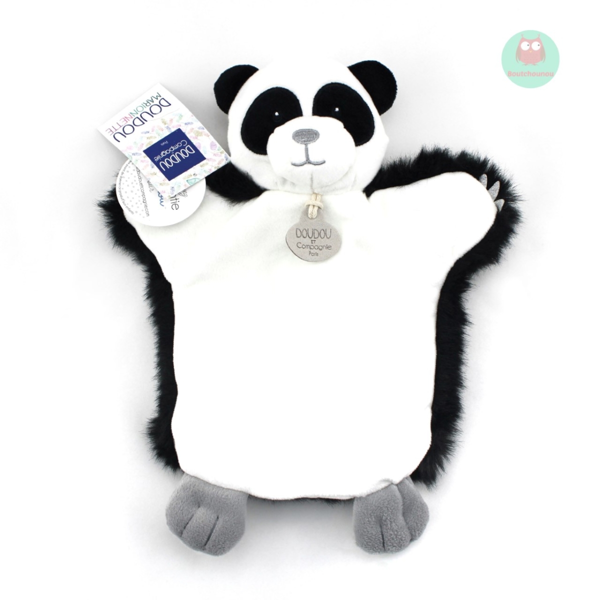 Doudou Et Compagnie - Peluche panda minizoo, Livraison Gratuite 24/48h
